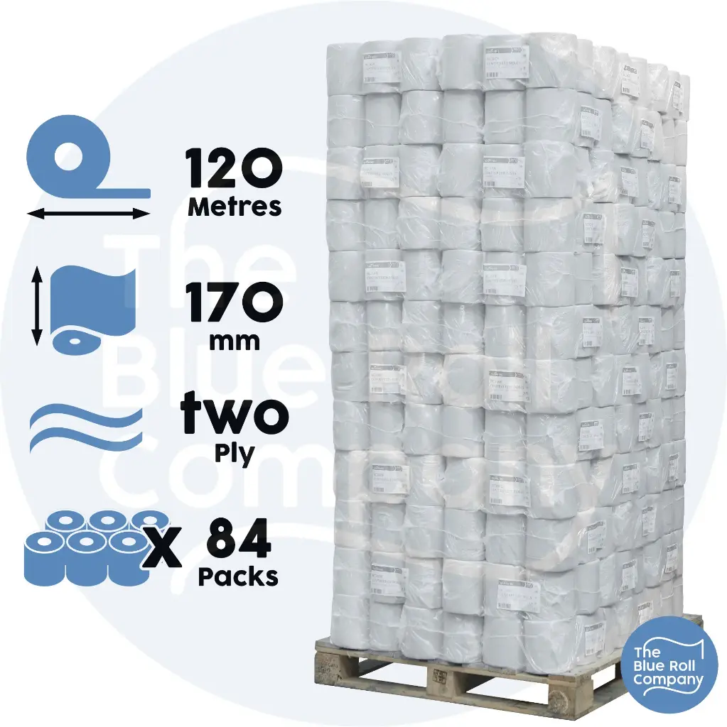 White Premium Centrefeed - 120m - Pallet