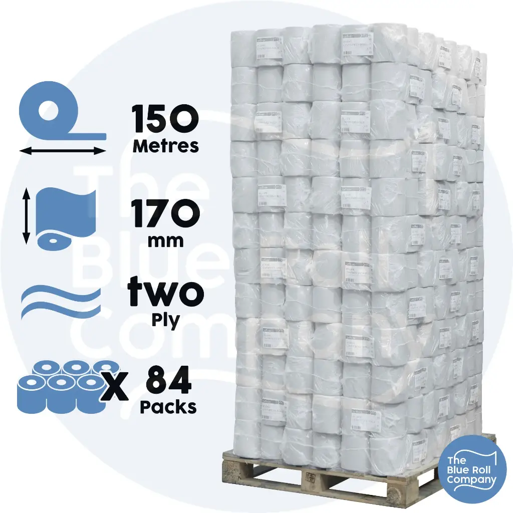 White Premium Centrefeed - 150m - Pallet